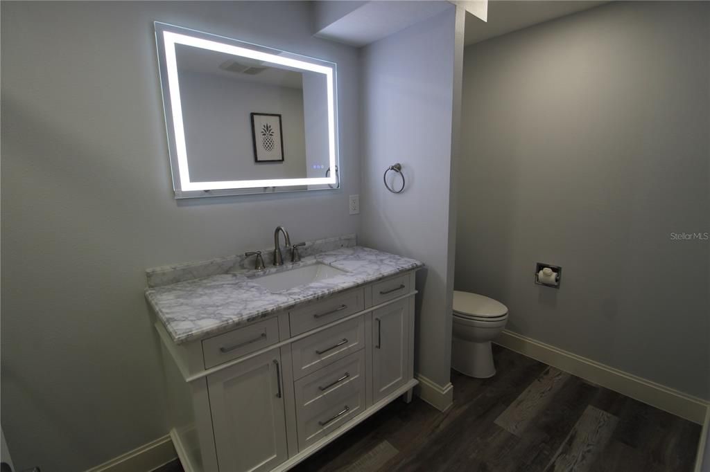 Bathroom, Interior, Wood Texture Flooring