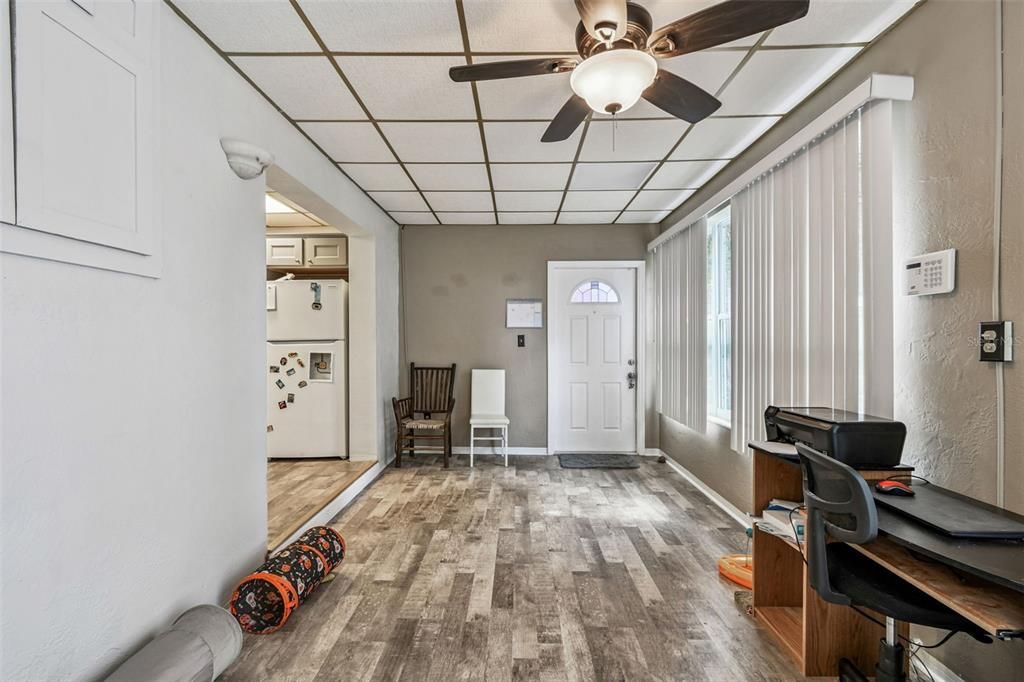 Home Office, Interior, Wood Texture Flooring