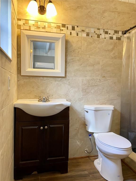 Bathroom, Interior, Wood Texture Flooring