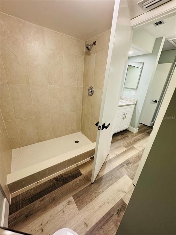 Bathroom, Interior, Wood Texture Flooring