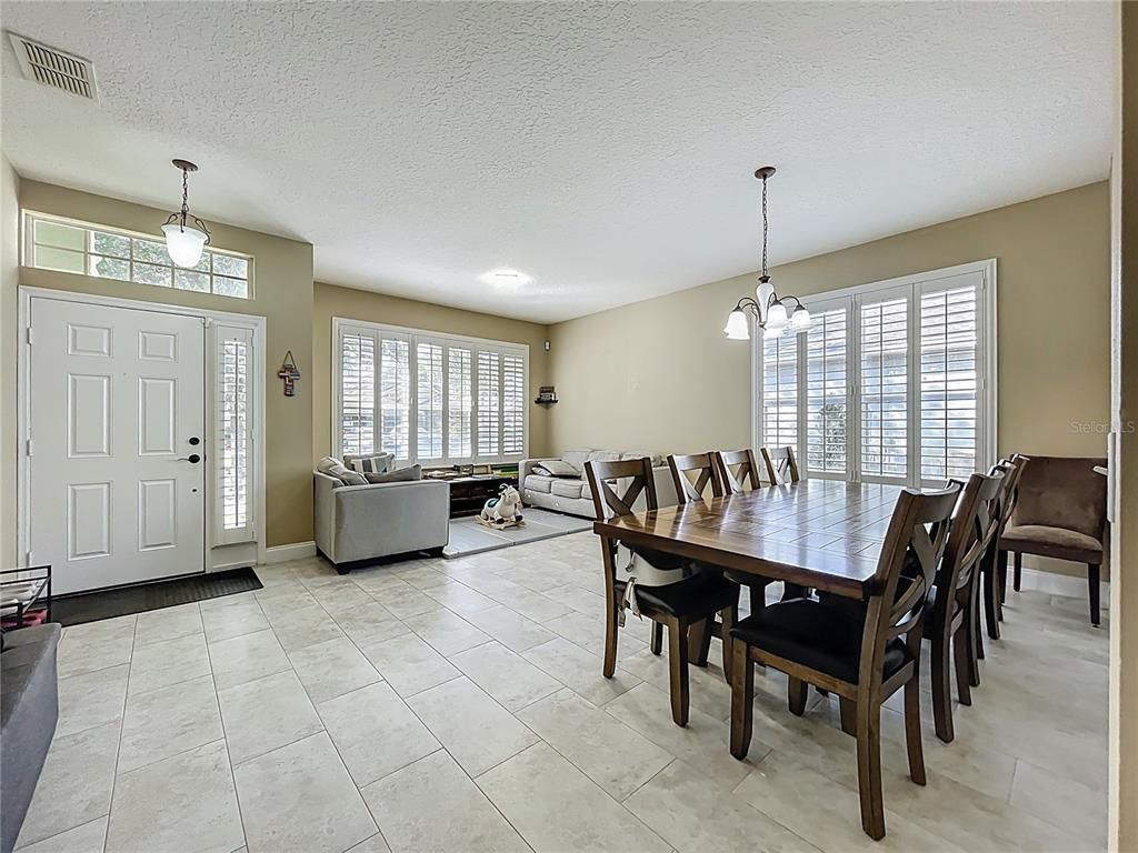 Dining room, Interior, Living room, Pendant Lights