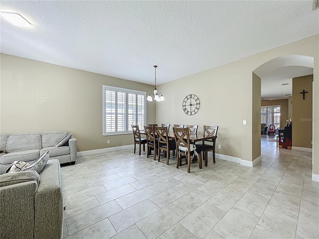 Dining room, Interior, Pendant Lights