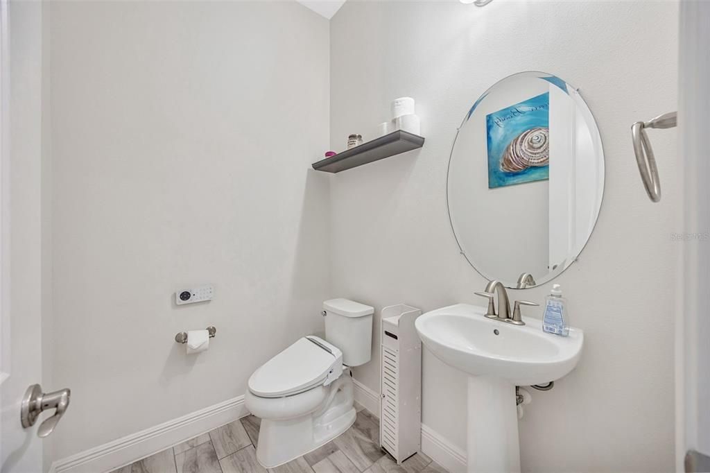 Bathroom, Interior, Wood Texture Flooring