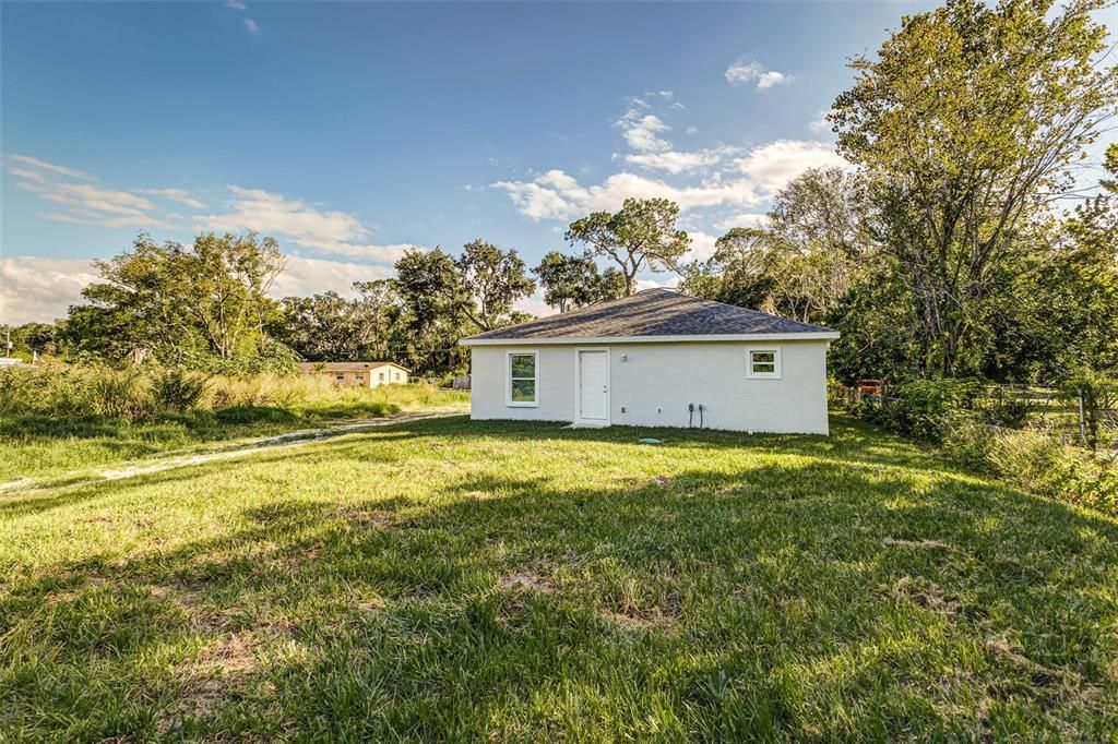 Backyard, Exterior
