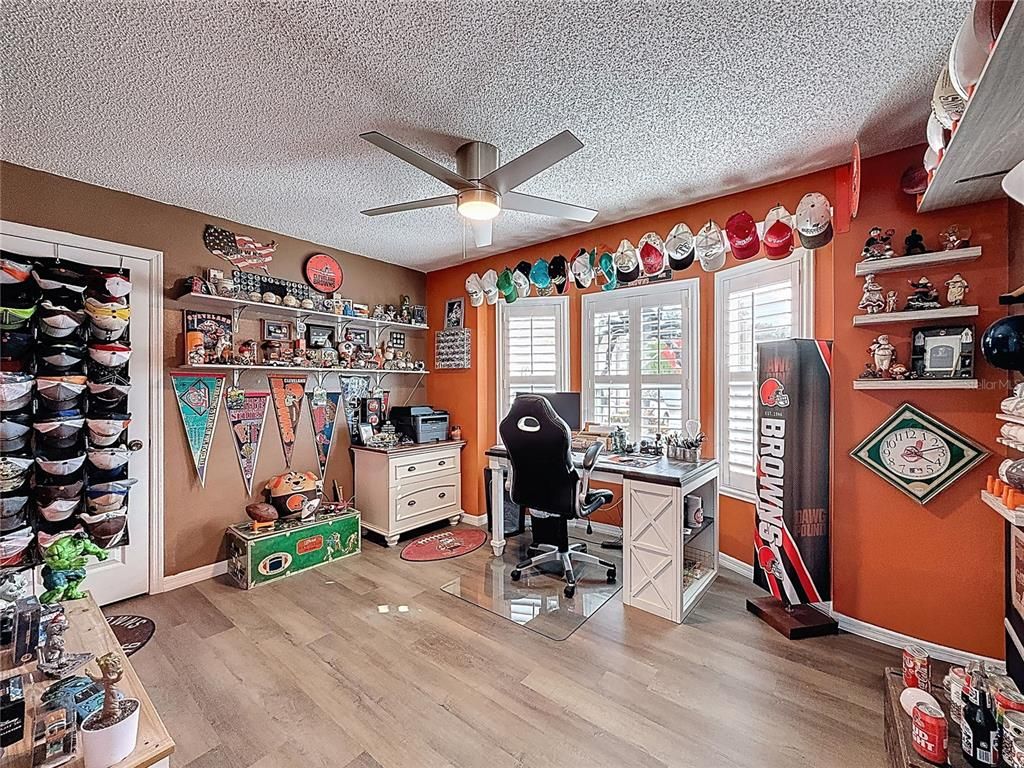 Home Office, Interior, Wood Texture Flooring