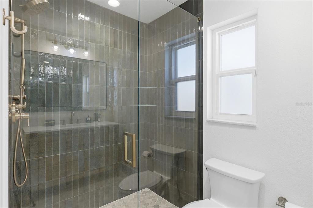 Bathroom, Glass Shower, Interior