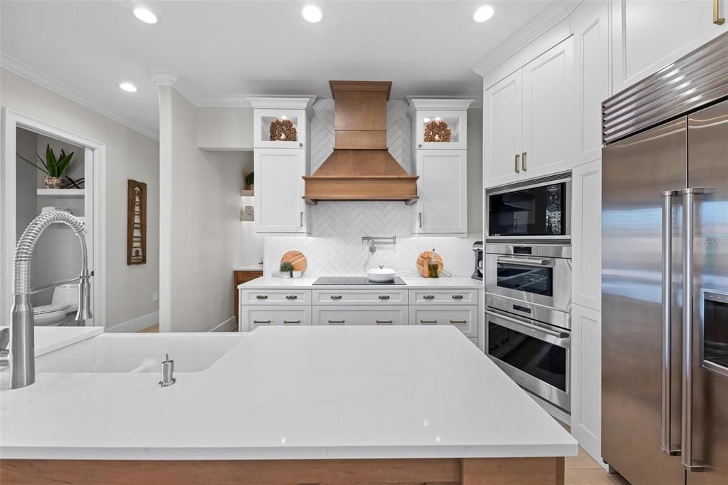 Interior, Kitchen, Recessed Lighting, Stainless Steel Appliances