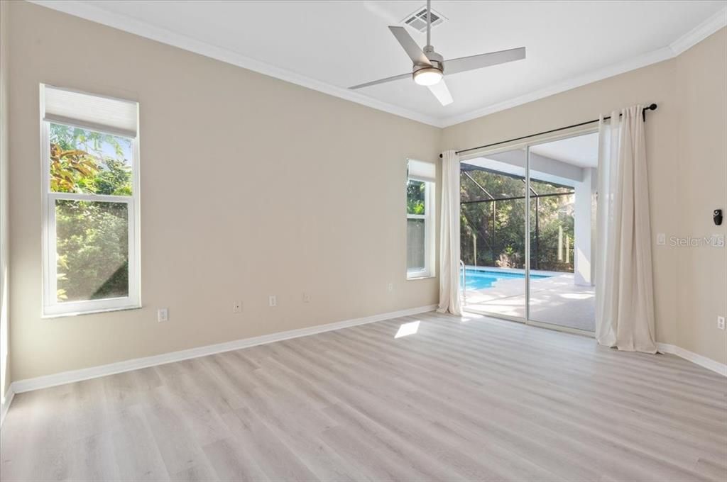 Empty room, Interior, Wood Texture Flooring