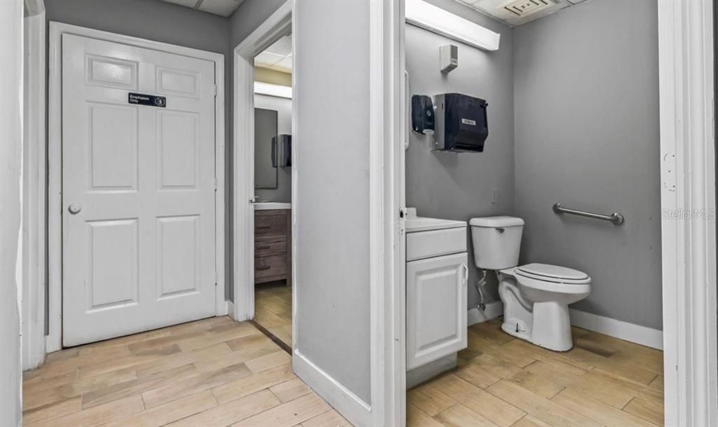 Bathroom, Interior, Wood Texture Flooring