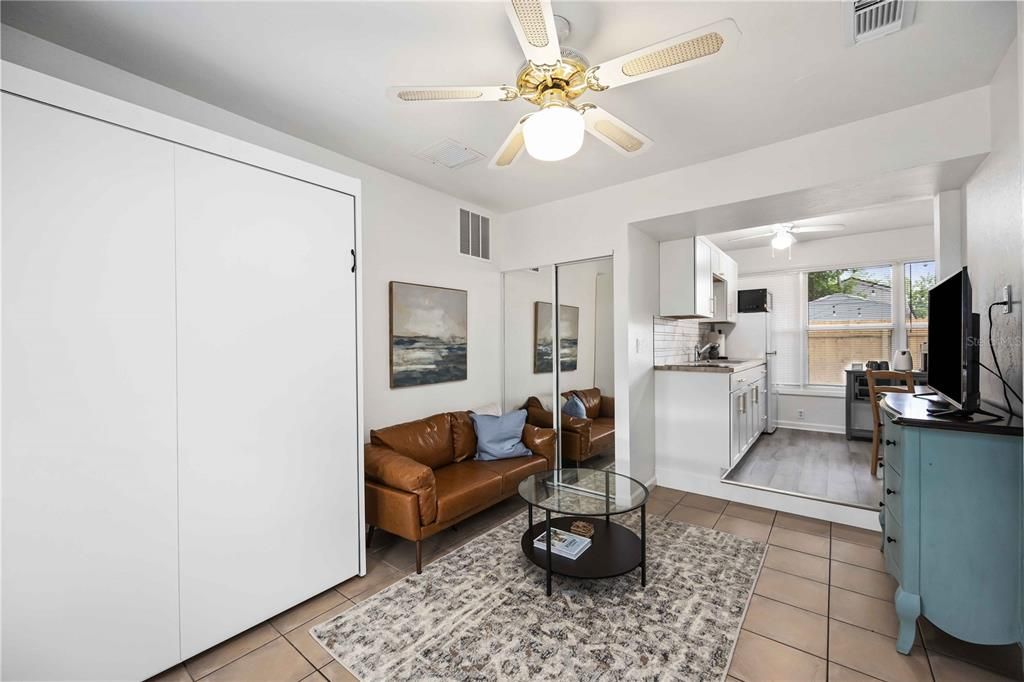 Interior, Kitchen, Living room