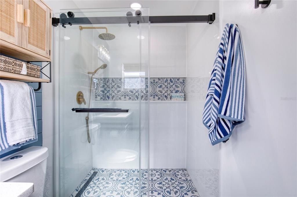 Bathroom, Glass Shower, Interior