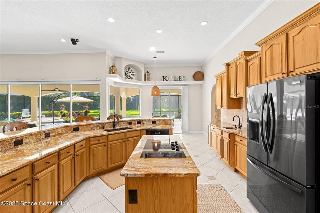 Interior, Kitchen, Pendant Lights, Recessed Lighting
