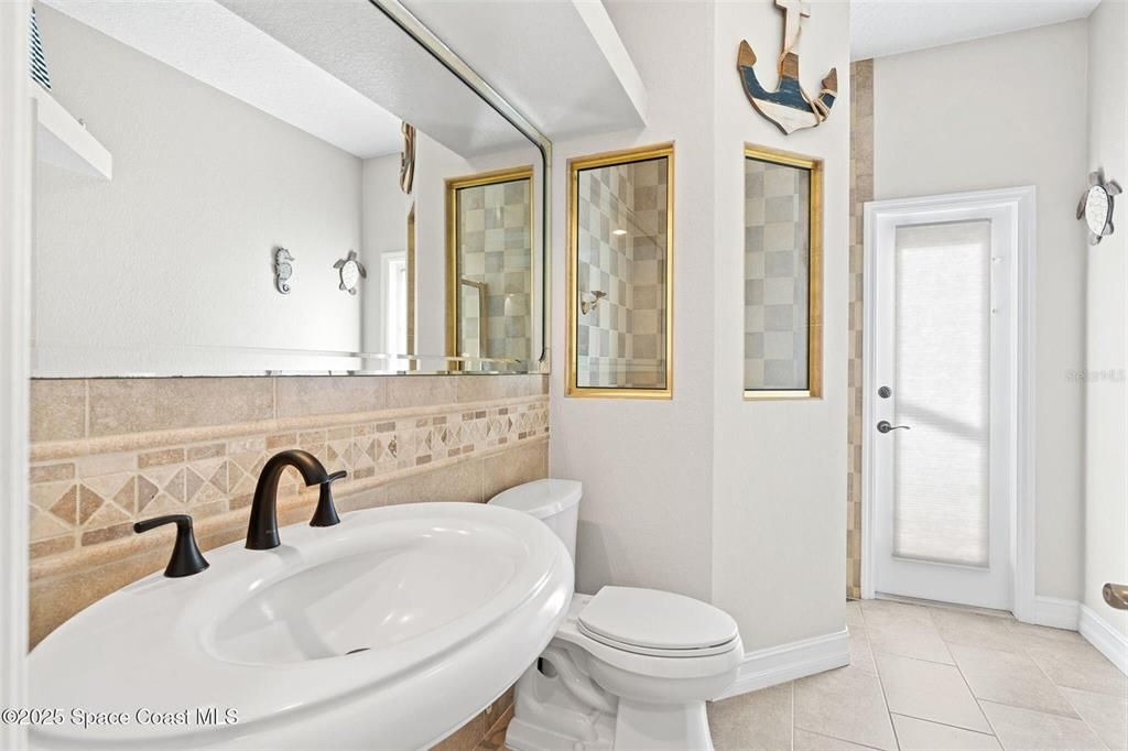 Bathroom, Glass Shower, Interior