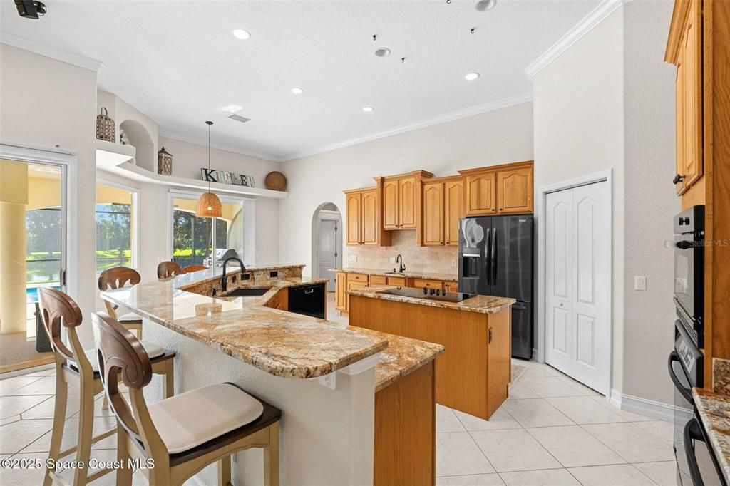 Interior, Kitchen, Pendant Lights, Recessed Lighting