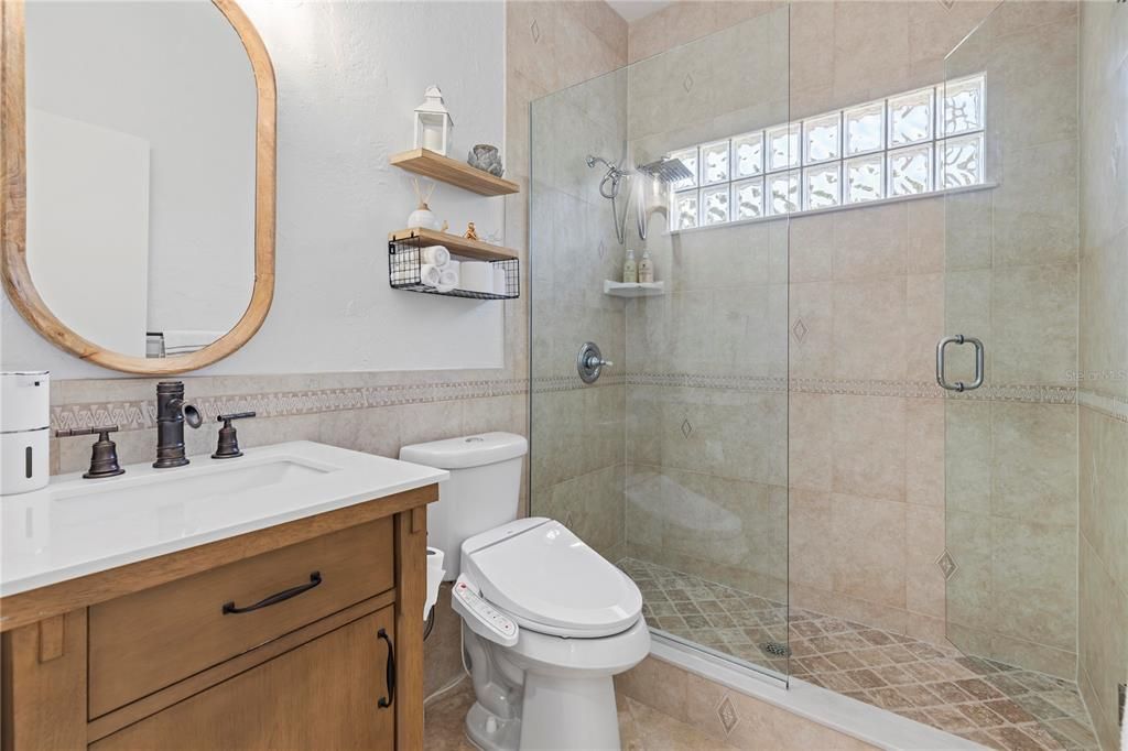 Bathroom, Glass Shower, Interior