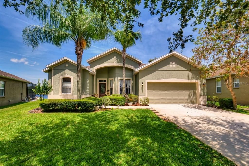 Attached, Backyard, Exterior, Facade, Mediterranean