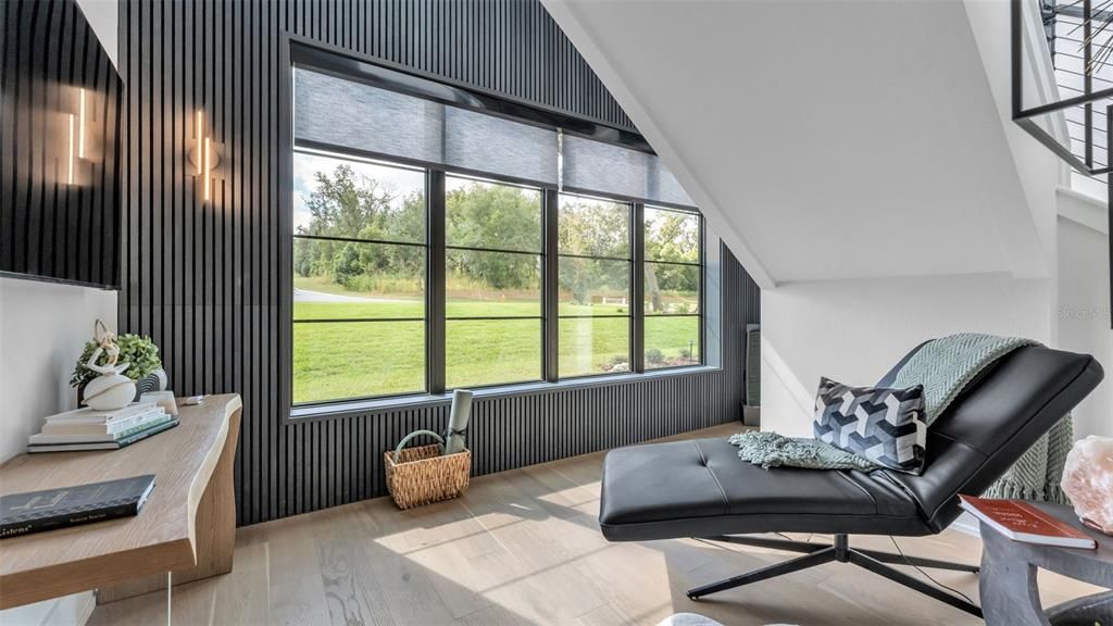 Home Office, Interior, Wood Texture Flooring