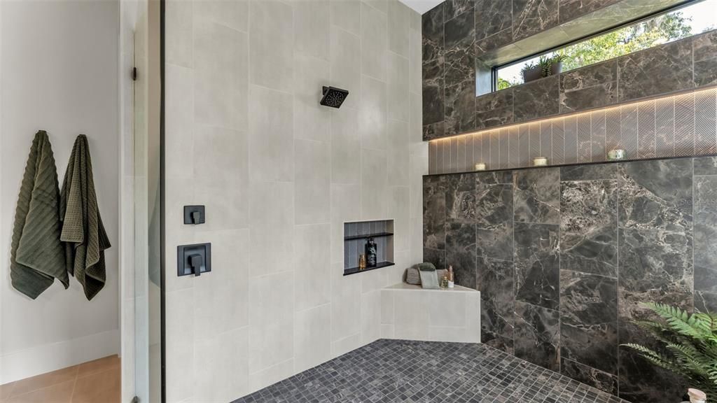 Bathroom, Interior, Marble Walls