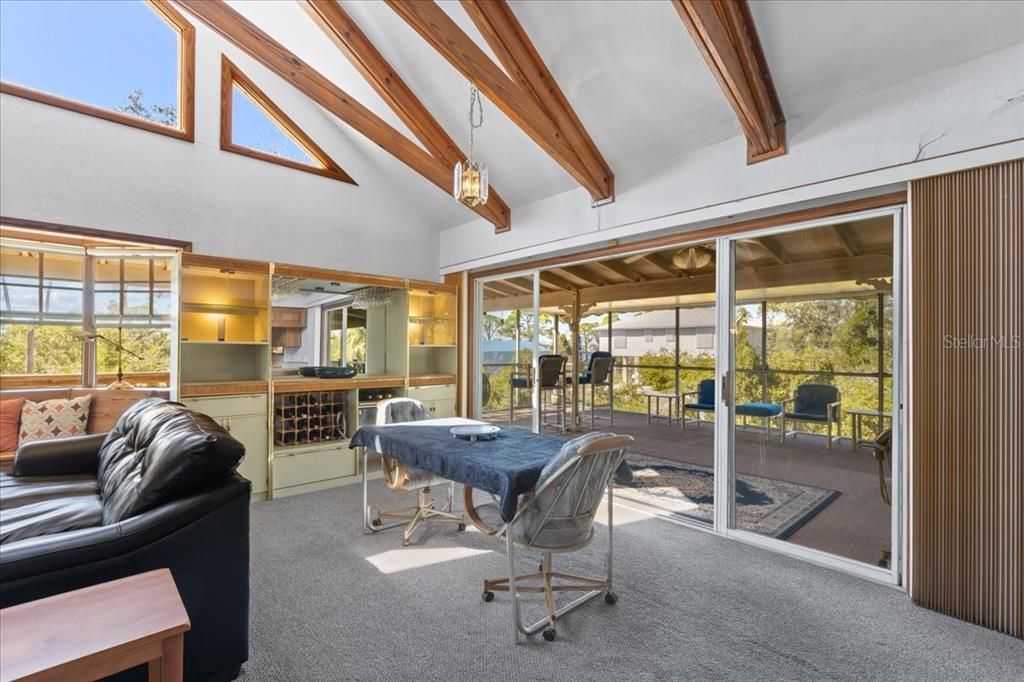 Interior, Wooden Beams