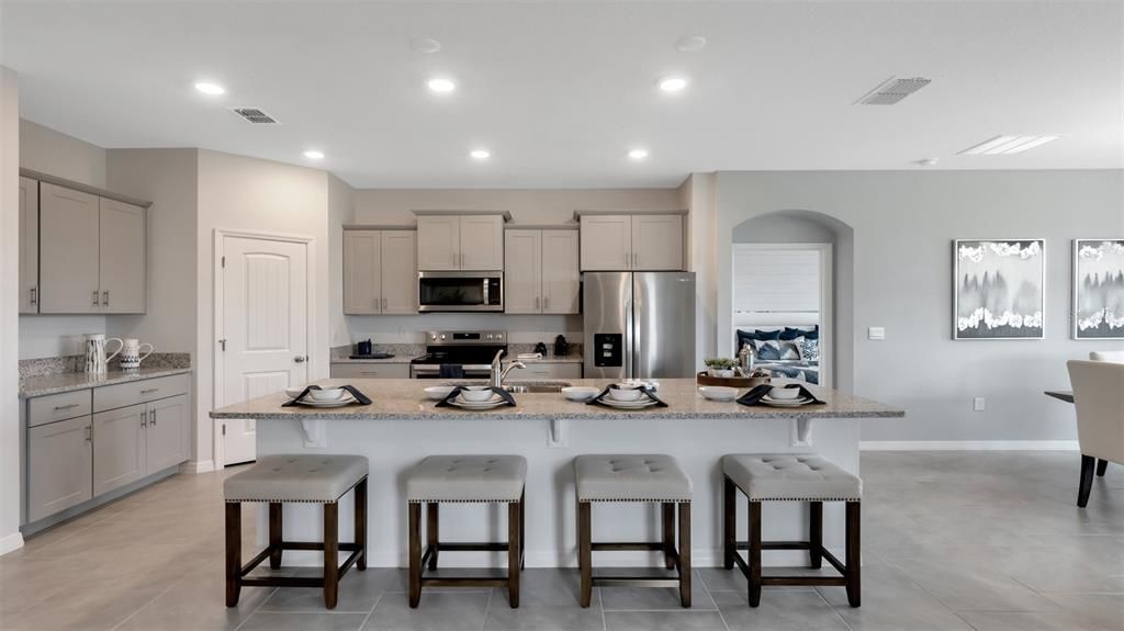 Interior, Kitchen, Recessed Lighting, Stainless Steel Appliances