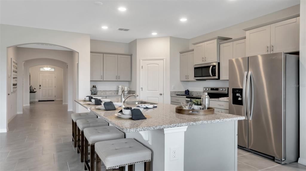 Interior, Kitchen, Recessed Lighting, Stainless Steel Appliances