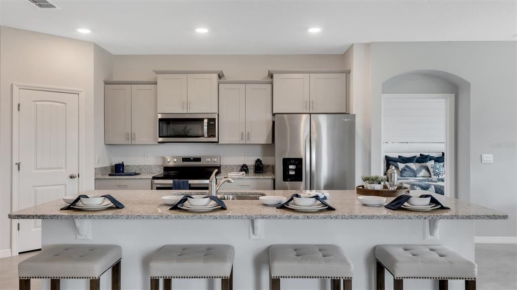 Interior, Kitchen, Recessed Lighting, Stainless Steel Appliances