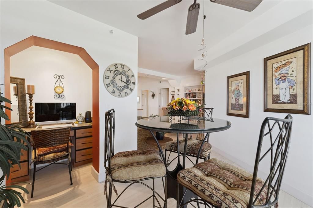 Home Office, Interior, Wood Texture Flooring