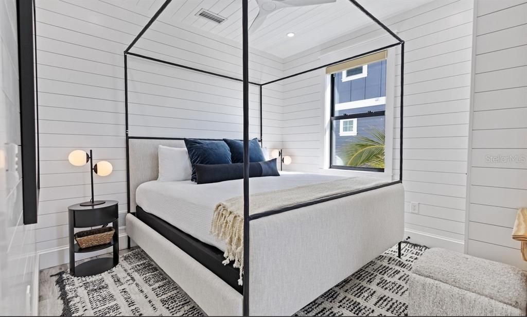 Bedroom, Interior, Recessed Lighting