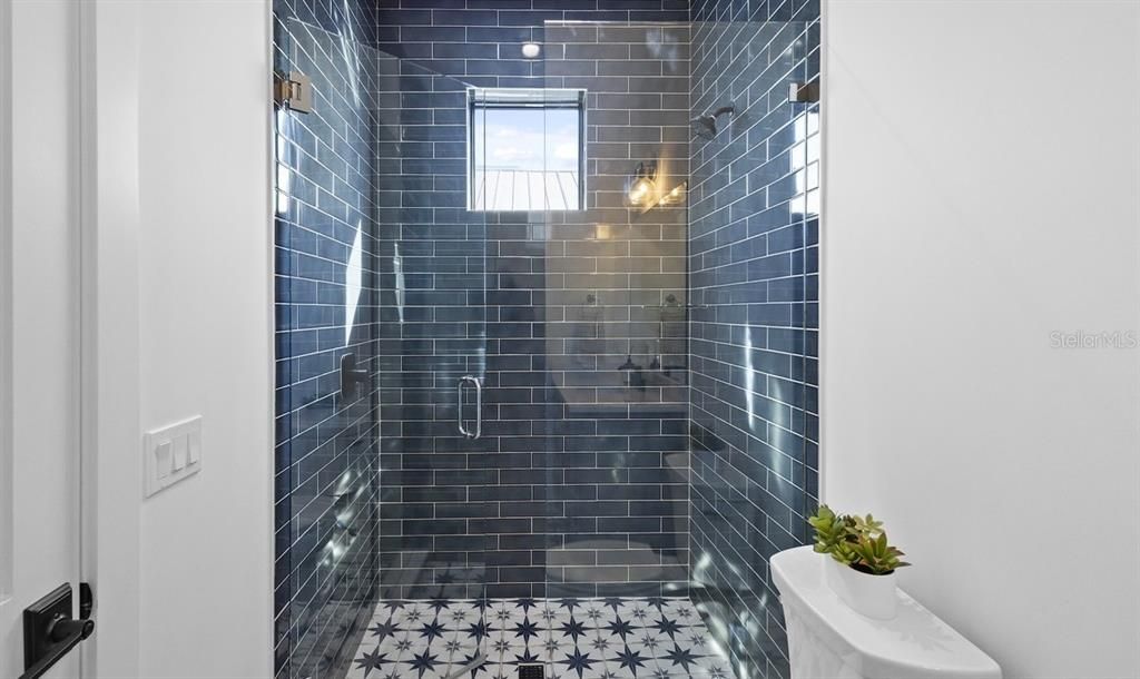 Bathroom, Glass Shower, Interior