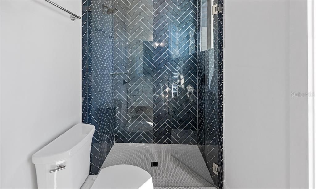 Bathroom, Glass Shower, Interior