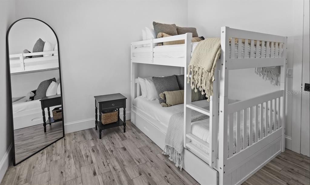 Bedroom, Interior, Wood Texture Flooring