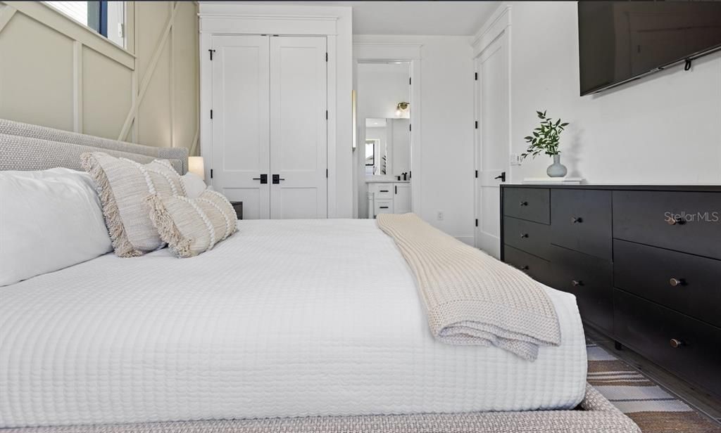 Bedroom, Interior, Wood Texture Flooring