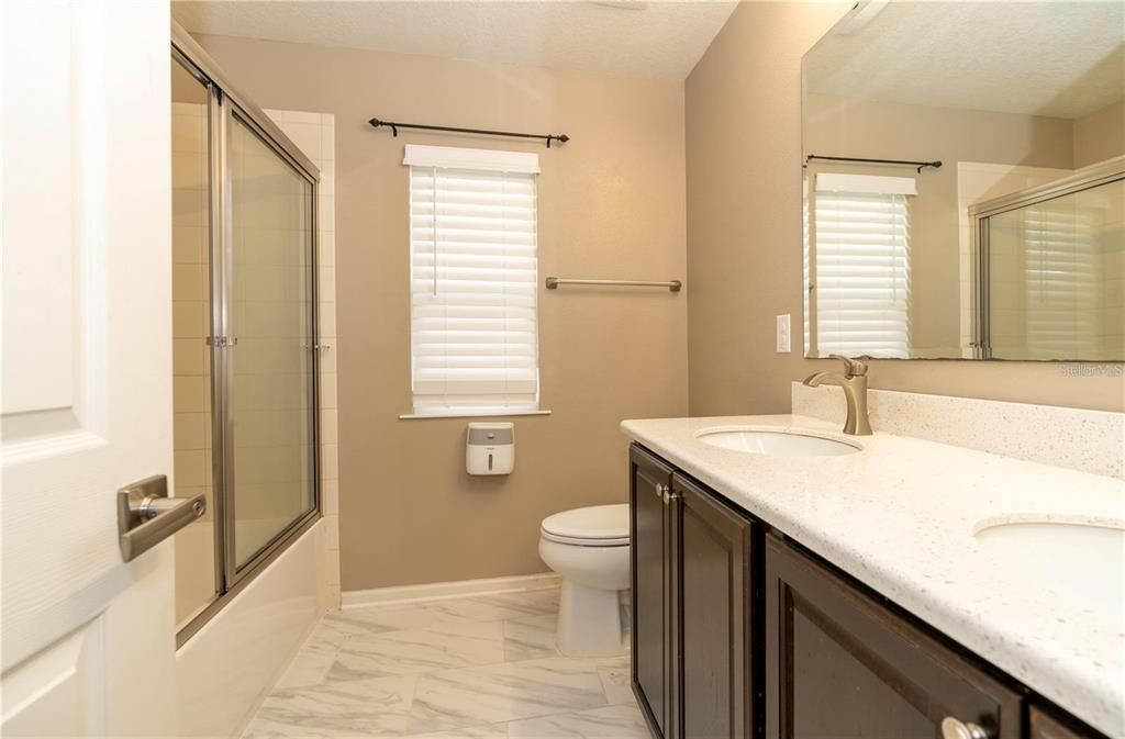 Bathroom, Glass Shower, Interior, Marble