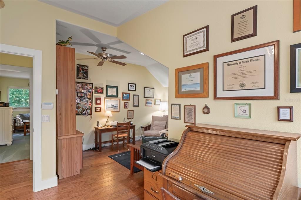 Home Office, Interior, Wood Texture Flooring