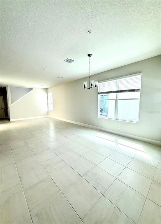 Empty room, Interior, Pendant Lights
