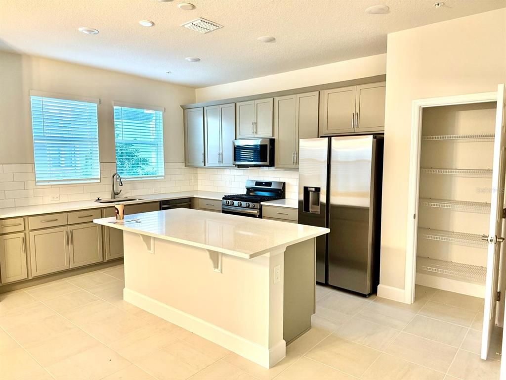 Interior, Kitchen, Recessed Lighting, Stainless Steel Appliances