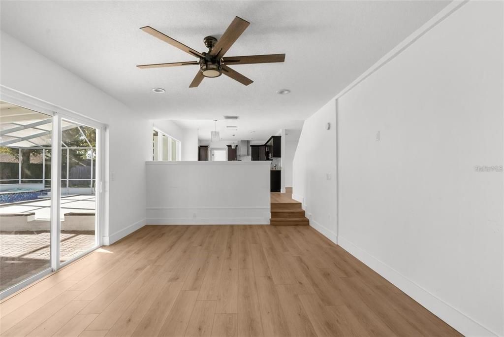 Interior, Pendant Lights, Wood Texture Flooring