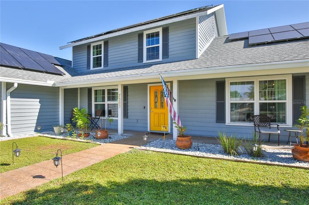 Exterior, Facade, Solar Panels, Ranch
