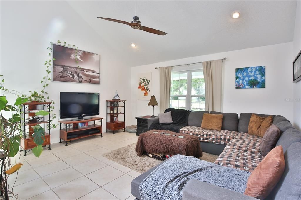 Interior, Living room, Recessed Lighting