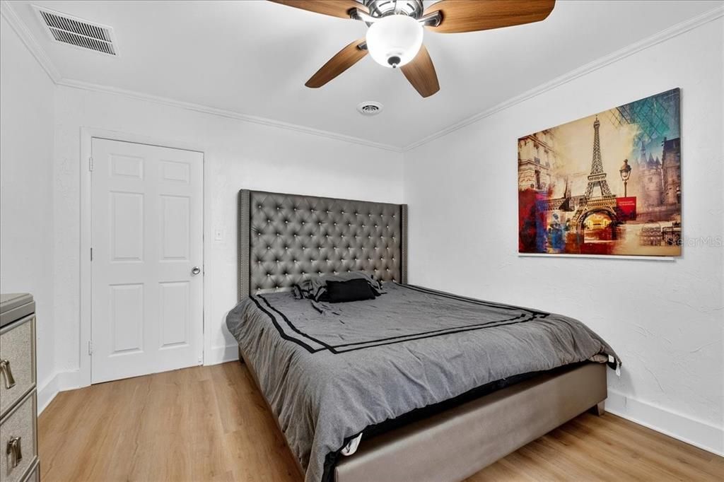 Bedroom, Interior, Wood Texture Flooring