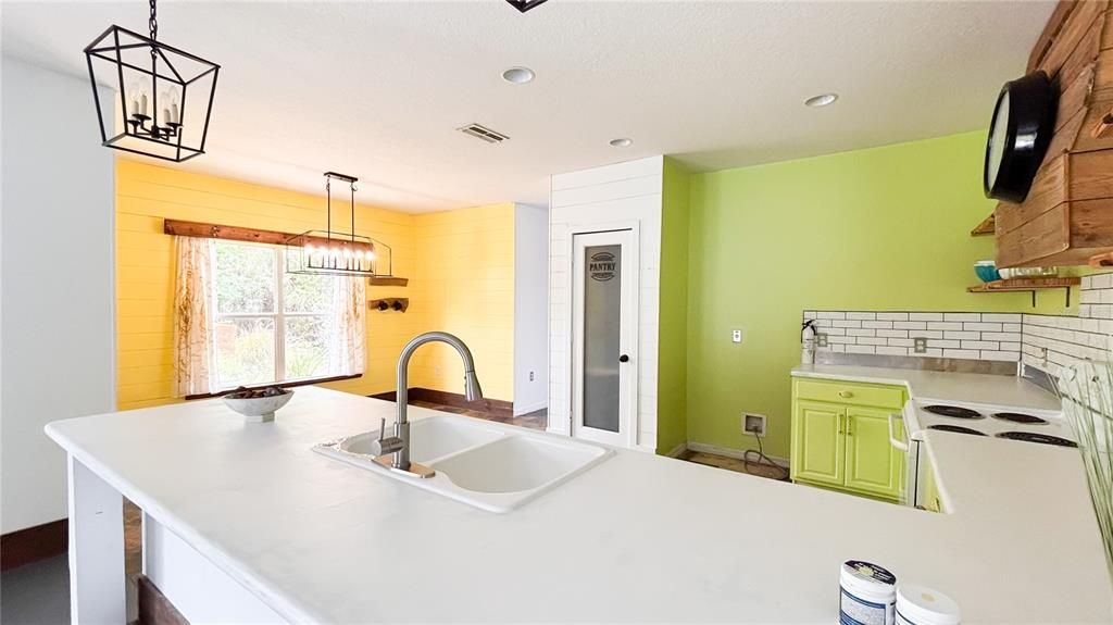 Interior, Kitchen, Pendant Lights, Recessed Lighting