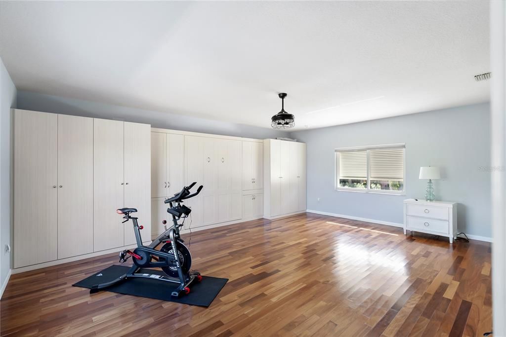 Fitness Equipment, Interior, Wood Texture Flooring