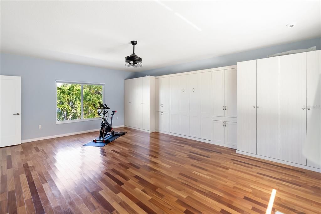 Fitness Equipment, Interior, Wood Texture Flooring
