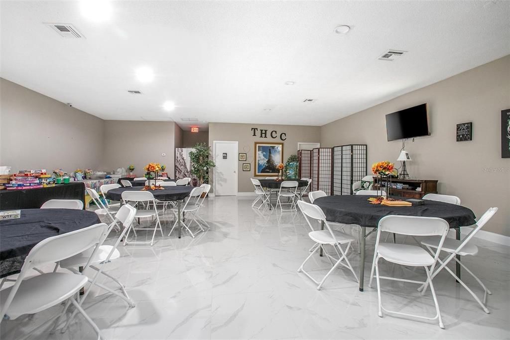 Dining room, Interior, Marble, Recessed Lighting
