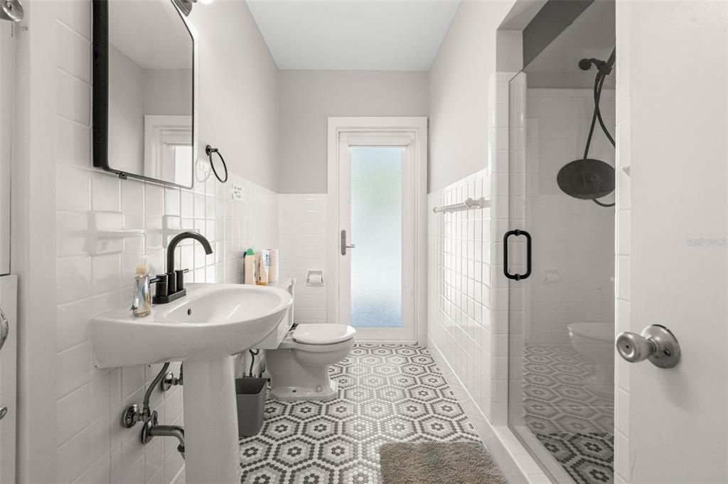 Bathroom, Glass Shower, Interior