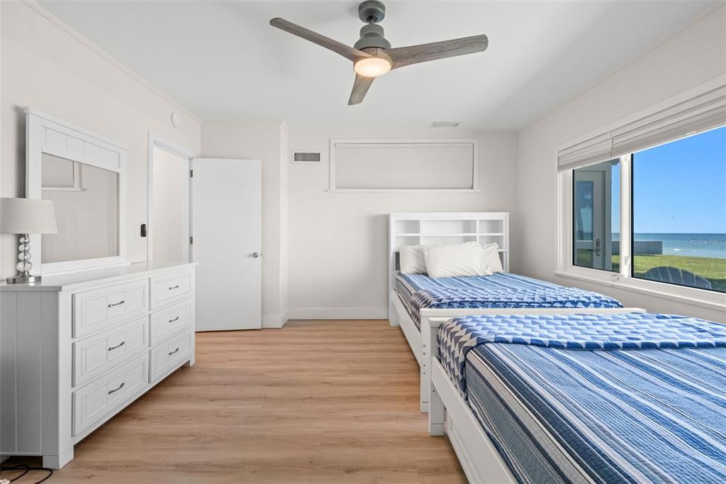 Bedroom, Interior, Water, Wood Texture Flooring