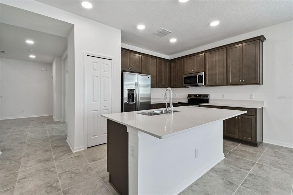 Interior, Kitchen, Recessed Lighting, Stainless Steel Appliances