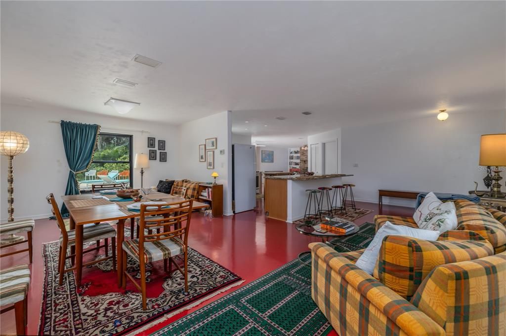 Dining room, Interior, Kitchen, Living room