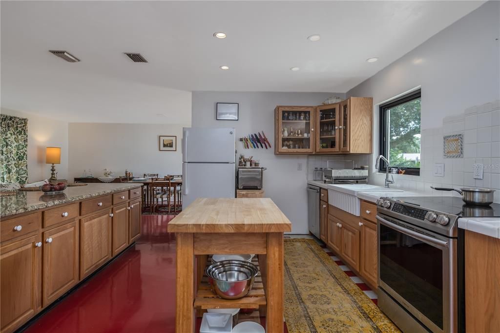 Interior, Kitchen, Recessed Lighting, Stainless Steel Appliances