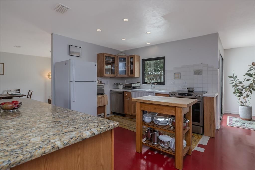 Interior, Kitchen, Recessed Lighting, Stainless Steel Appliances